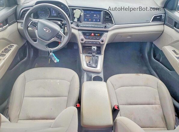 5NPD84LF6JH347953 2018 HYUNDAI ELANTRA Black Vista del salpicadero