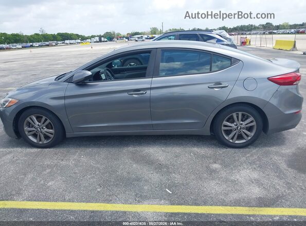 5NPD84LF6JH366986 2018 HYUNDAI ELANTRA Gray სალონის 360-გრადუსიანი ხედი