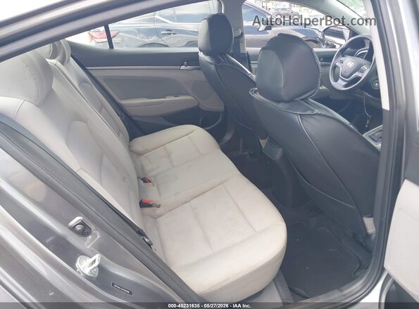 5NPD84LF6JH366986 2018 HYUNDAI ELANTRA Gray VIN კოდის სტიკერის ხედი