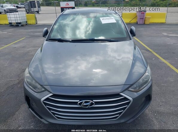 5NPD84LF6JH366986 2018 HYUNDAI ELANTRA Gray ხელსაწყოთა პანელის ხედი