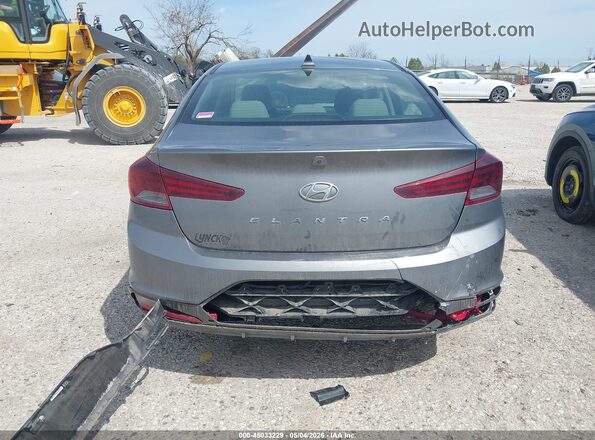 5NPD84LF6KH470833 2019 HYUNDAI ELANTRA Серый 