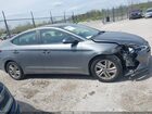 2019 Hyundai Elantra Sel Серый vin: 5NPD84LF6KH470833