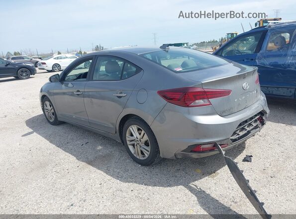 5NPD84LF6KH470833 2019 HYUNDAI ELANTRA Серый Задняя левая четверть