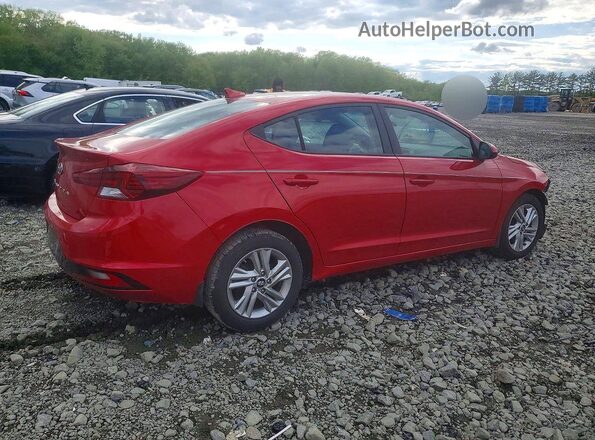 5NPD84LF6LH590942 2020 HYUNDAI ELANTRA Red უკანა მარჯვენა