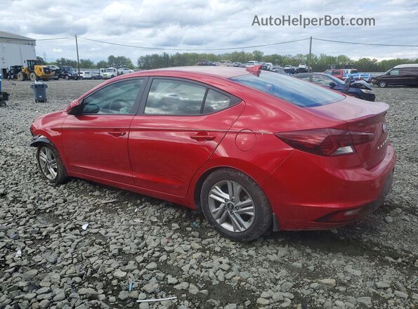 5NPD84LF6LH590942 2020 HYUNDAI ELANTRA Red უკანა მარცხენა