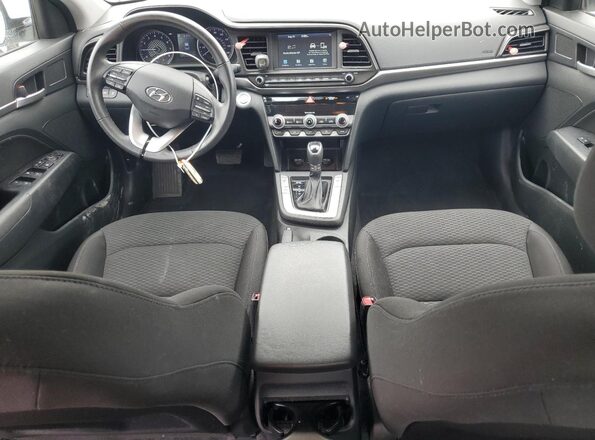 5NPD84LF6LH613555 2020 HYUNDAI ELANTRA White Vista del salpicadero