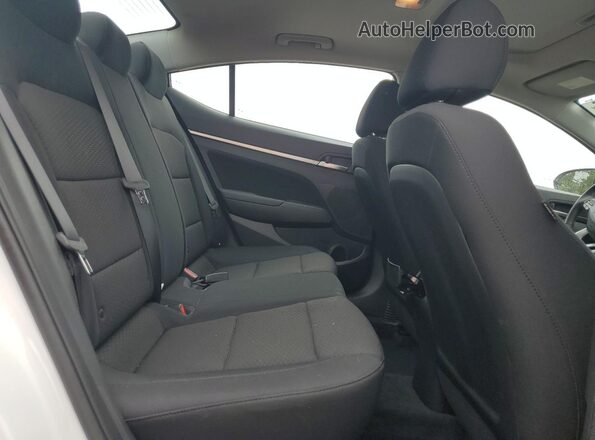 5NPD84LF6LH613555 2020 HYUNDAI ELANTRA White Vista de los asientos traseros