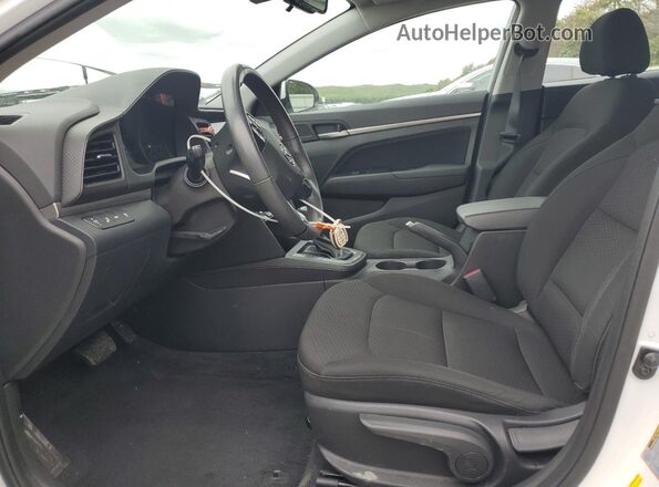5NPD84LF6LH613555 2020 HYUNDAI ELANTRA White Vista interior delantera