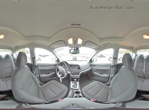 5NPD84LF6LH613555 2020 HYUNDAI ELANTRA White Vista de la etiqueta del VIN