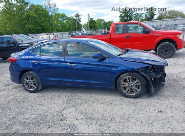 5NPD84LF7HH076881 2017 HYUNDAI ELANTRA Синий Панорамный вид салона 360°
