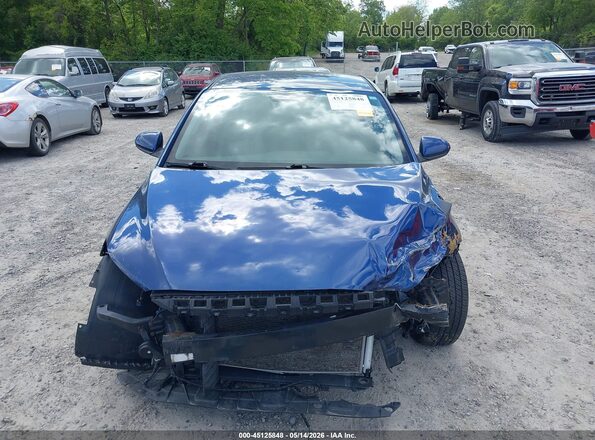5NPD84LF7HH076881 2017 HYUNDAI ELANTRA Синий Вид задней части салона
