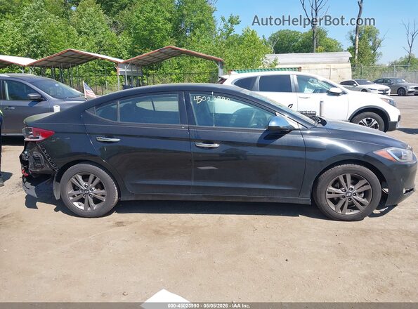 5NPD84LF7JH232827 2018 HYUNDAI ELANTRA Black Widok wnętrza z tyłu