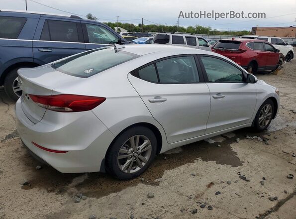 5NPD84LF7JH239406 2018 HYUNDAI ELANTRA Серебряный Задняя правая четверть