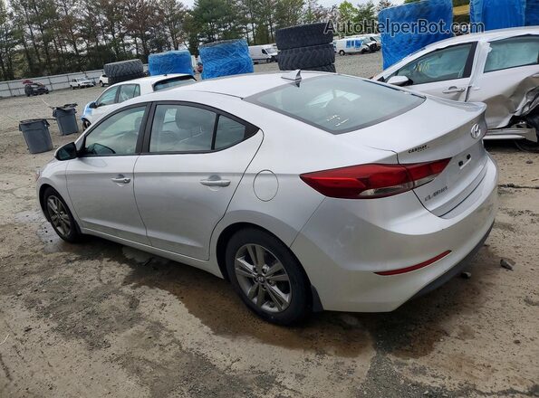 5NPD84LF7JH239406 2018 HYUNDAI ELANTRA Серебряный Задняя левая четверть