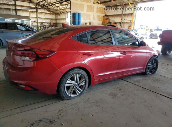 5NPD84LF7KH461462 2019 HYUNDAI ELANTRA Красный Задняя правая четверть