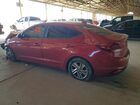 2019 Hyundai Elantra Sel Красный vin: 5NPD84LF7KH461462