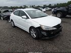 2019 Hyundai Elantra Sel White vin: 5NPD84LF7KH461543