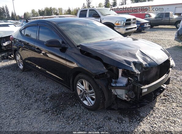 5NPD84LF7LH623463 2020 HYUNDAI ELANTRA Черный Передняя правая четверть