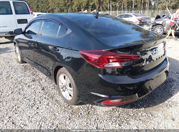 5NPD84LF7LH623463 2020 HYUNDAI ELANTRA Черный Задняя левая четверть