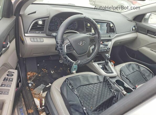 5NPD84LF8HH192753 2017 HYUNDAI ELANTRA Silver Առջևի վահանակի տեսք