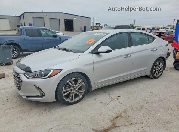 5NPD84LF8HH192753 2017 HYUNDAI ELANTRA Silver Առջևի ձախ երեք քառորդ տեսարան