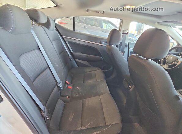 5NPD84LF8HH201029 2017 HYUNDAI ELANTRA White Rear seats view