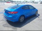 2018 Hyundai Elantra Sel Синий vin: 5NPD84LF8JH225174