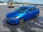 2018 Hyundai Elantra Sel Синий vin: 5NPD84LF8JH225174