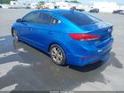 2018 Hyundai Elantra Sel Синий vin: 5NPD84LF8JH225174