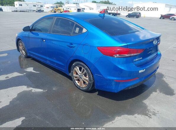 5NPD84LF8JH225174 2018 HYUNDAI ELANTRA Синий Задняя левая четверть