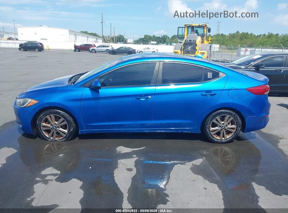 5NPD84LF8JH225174 2018 HYUNDAI ELANTRA Синий Панорамный вид салона 360°