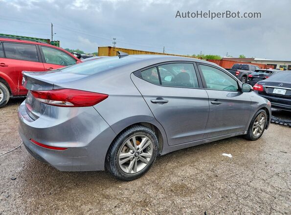 5NPD84LF8JH310726 2018 HYUNDAI ELANTRA Gray Trasero derecho