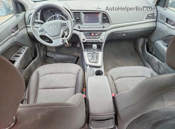 5NPD84LF8JH310726 2018 HYUNDAI ELANTRA Gray Vista del salpicadero