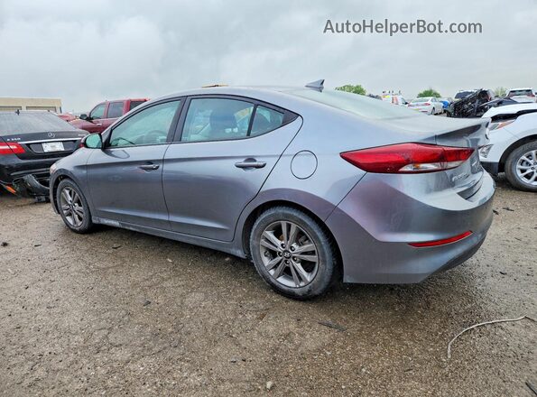 5NPD84LF8JH310726 2018 HYUNDAI ELANTRA Gray Trasero izquierdo
