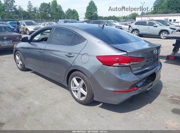 5NPD84LF8JH312315 2018 HYUNDAI ELANTRA Серый Задняя левая четверть