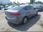 2018 Hyundai Elantra Sel Серый vin: 5NPD84LF8JH312315