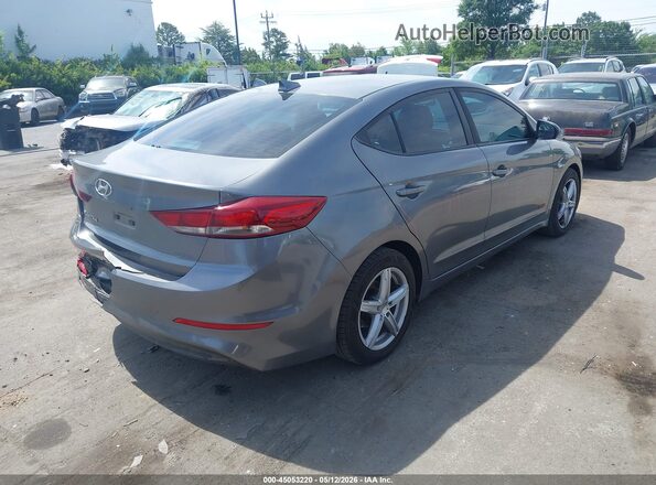 5NPD84LF8JH312315 2018 HYUNDAI ELANTRA Серый Задняя правая четверть