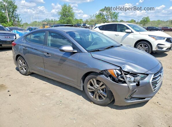 5NPD84LF8JH375835 2018 HYUNDAI ELANTRA Gray Front right