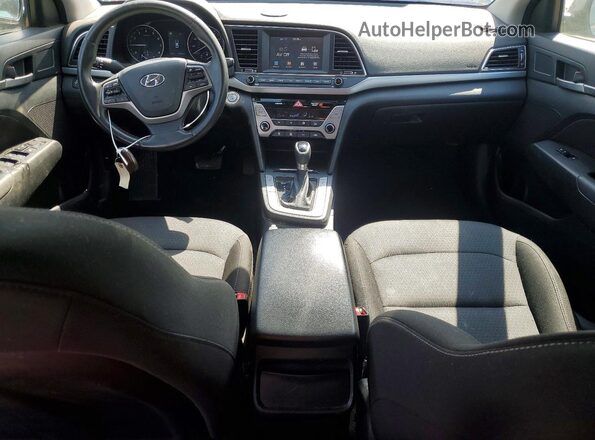 5NPD84LF8JH375835 2018 HYUNDAI ELANTRA Gray Dashboard view