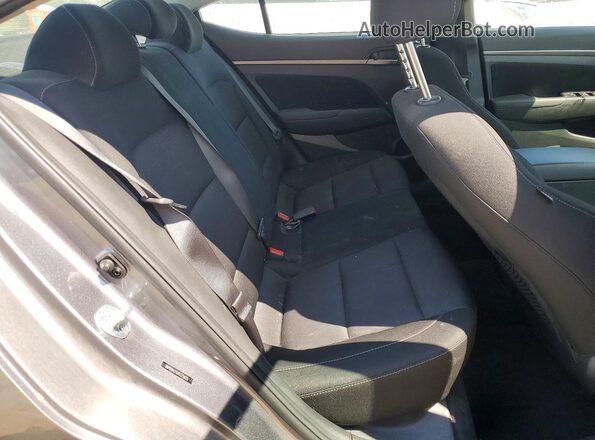 5NPD84LF8JH375835 2018 HYUNDAI ELANTRA Gray Rear seats view