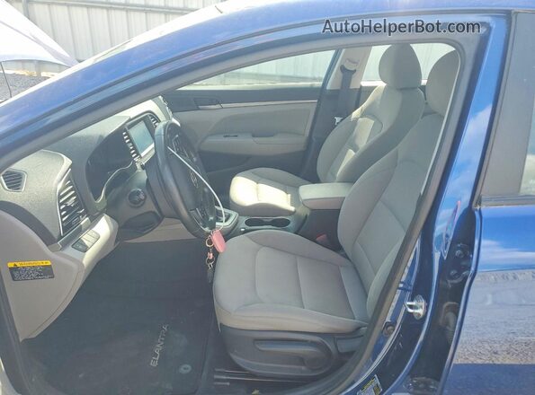 5NPD84LF8JH379903 2018 HYUNDAI ELANTRA Blue Vista interior delantera