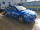 2018 Hyundai Elantra Value Edition Синий vin: 5NPD84LF8JH380498