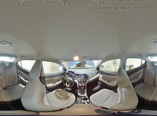 5NPD84LF8KH435422 2019 HYUNDAI ELANTRA Blue Вид наклейки з VIN-кодом