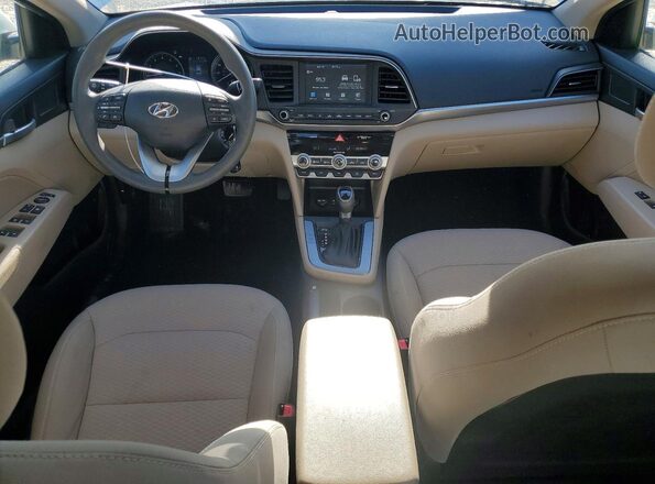 5NPD84LF8LH610558 2020 HYUNDAI ELANTRA White Vista del salpicadero