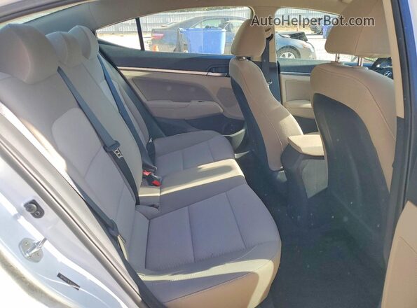 5NPD84LF8LH610558 2020 HYUNDAI ELANTRA White Vista de los asientos traseros
