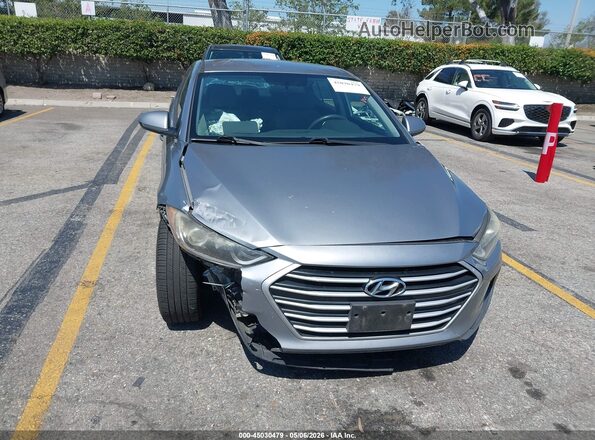 5NPD84LF9HH049973 2017 HYUNDAI ELANTRA Серебряный Вид щитка приборов