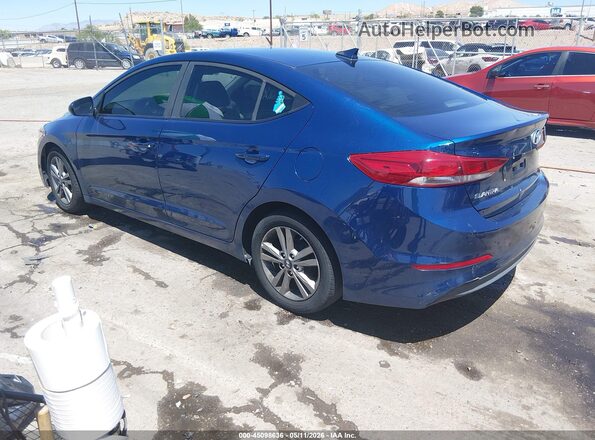 5NPD84LF9HH177792 2017 HYUNDAI ELANTRA Blue Tył lewy