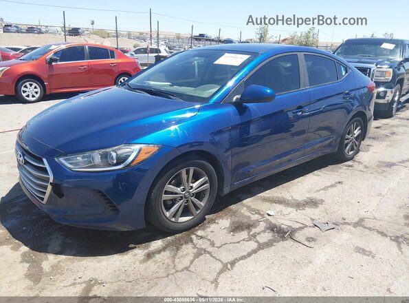 5NPD84LF9HH177792 2017 HYUNDAI ELANTRA Blue Przód lewy