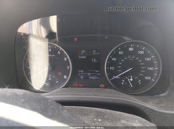 5NPD84LF9HH177792 2017 HYUNDAI ELANTRA Blue Widok tylnych siedzeń