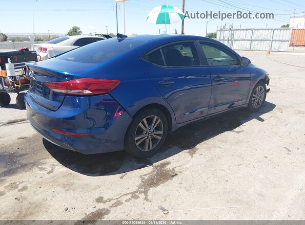 5NPD84LF9HH177792 2017 HYUNDAI ELANTRA Blue Tył prawy